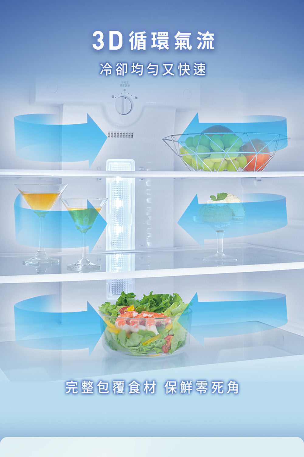 Panasonic 國際牌｜NR-B496TV-W 498L新一級能效智慧節能雙門變頻冰箱(燦雪白)