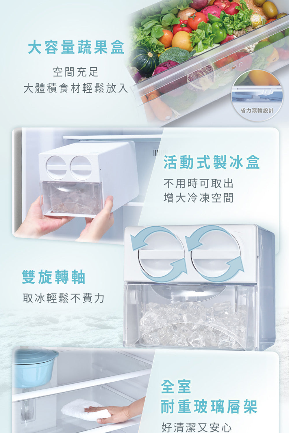 Panasonic 國際牌｜NR-B656TV-W 650L新一級能效智慧節能雙門變頻冰箱(燦雪白)