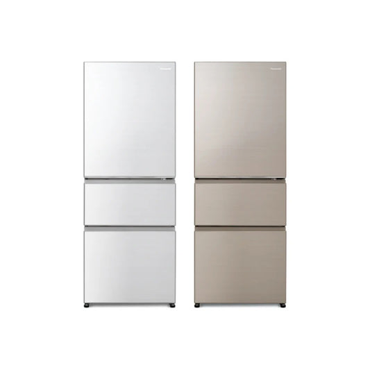 Panasonic 國際牌｜NR-C454HV 450L新一級能效三門變頻冰箱(晶漾白/香檳金)