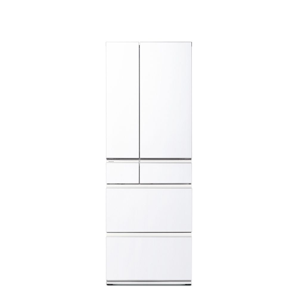 Panasonic 國際牌｜NR-F502YT-W1 495L日製無邊框霧面鋼板六門冰箱(凝霜白)