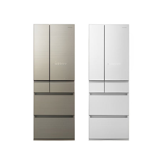 Panasonic 國際牌｜NR-F509XT 501L日本製一級能效六門變頻冰箱(香檳金/晶鑽白)