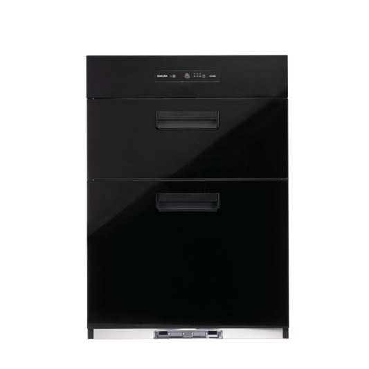 Sakura櫻花｜70cm高雙門落地式殺菌烘碗機 Q7650ML(不含安裝)