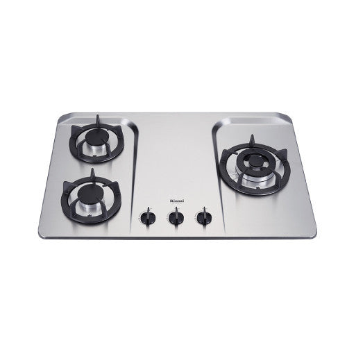 Rinnai 林內｜RB-H301S-R 檯面式防漏不銹鋼三口爐(右單口）(含運不安裝，安裝費另計)