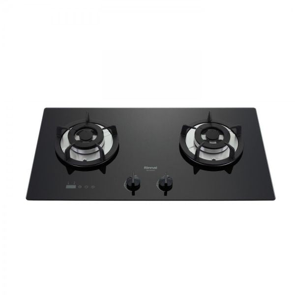 Rinnai 林內｜RB-S2630G(B)檯面式防漏玻璃雙口爐 (含運不安裝，安裝費另計)