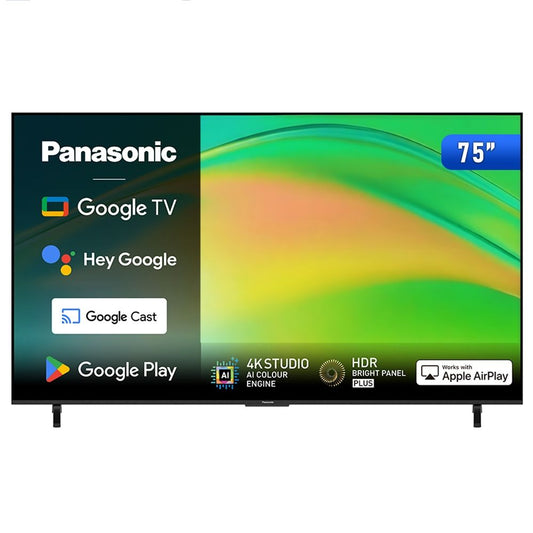 Panasonic國際牌 ｜TN-75W80BGT 75型4K HDR Google TV聯網顯示器 無視訊盒