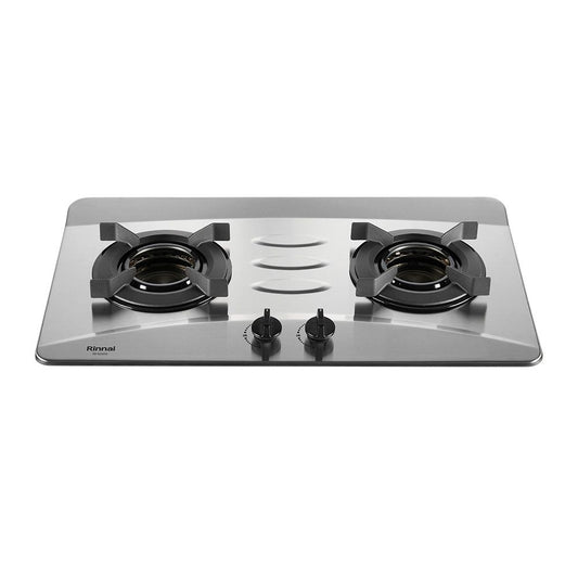 Rinnai 林內｜RB-N2601S 檯面式內焰二口爐 (不銹鋼) (含運不安裝，安裝費另計)