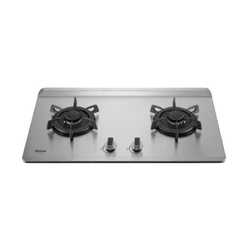 Rinnai 林內｜RB-L2600S(A) 檯面式彩焱不銹鋼雙口爐(含運不安裝，安裝費另計)