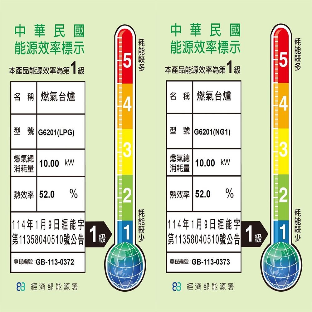 Sakura櫻花｜二口節能安全爐 G6201S   (不含安裝)