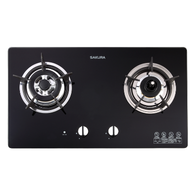 Sakura櫻花｜二口防乾燒節能檯面爐 G2820GB(不含安裝)