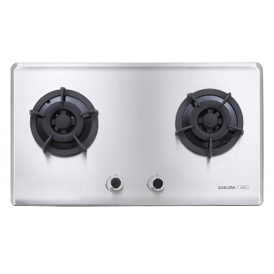 Sakura櫻花｜二口不鏽鋼小面板易清檯面爐 G2522S (不含安裝)