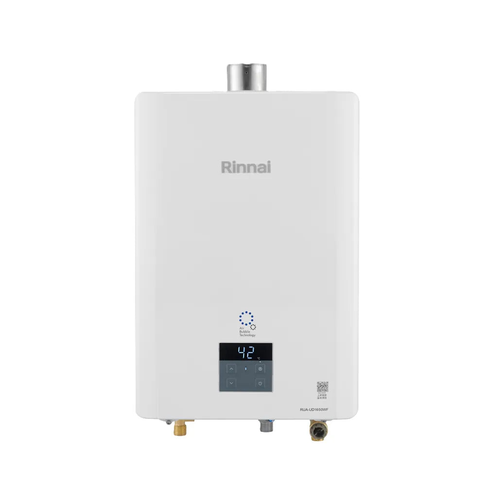 Rinnai 林內｜RUA-UD1650WF UFB屋內型 16L 強制排氣熱水器(含運不安裝，安裝費另計)